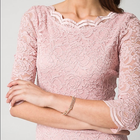 💕 Le Chateau Pink Lace Dress XS - Picture 3 of 3